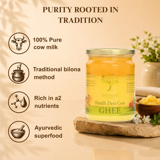 Shudh Desi A2 Cow Ghee( BILONA METHOD)