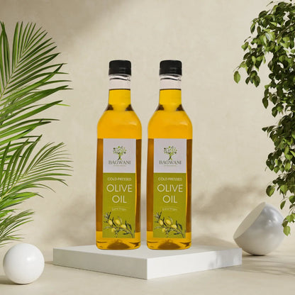 Cold Pressed Extra Virgin Olive Oil 1L (Pack of 2)