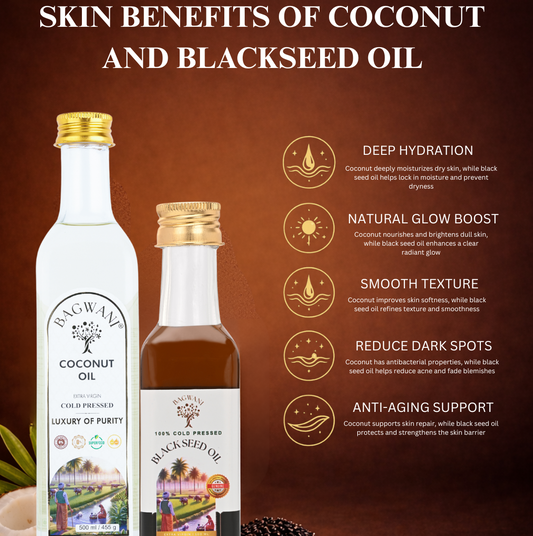 Repair & Restore (500ml Coconut Oil + 100ml Kalonji Oil)