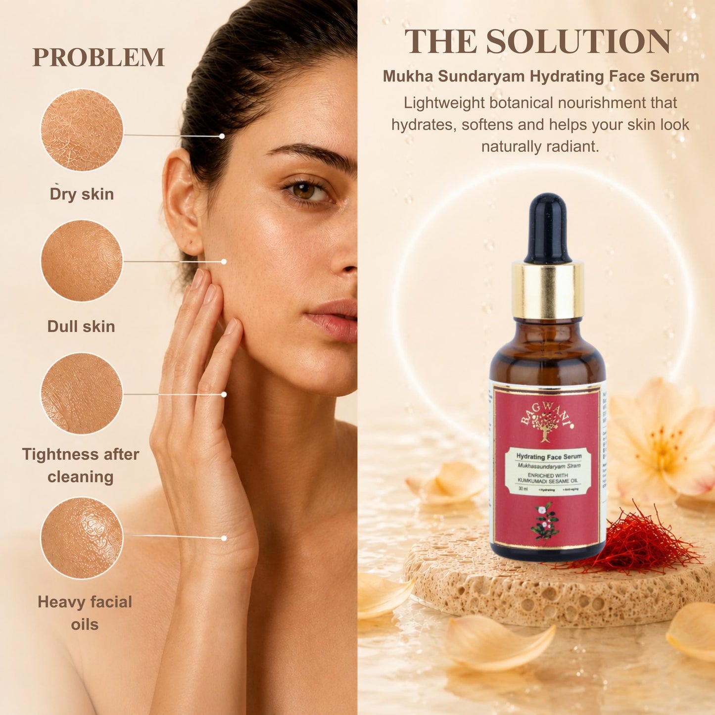 MukhaSaundaryam™ Hydrating Face Serum - 30ml