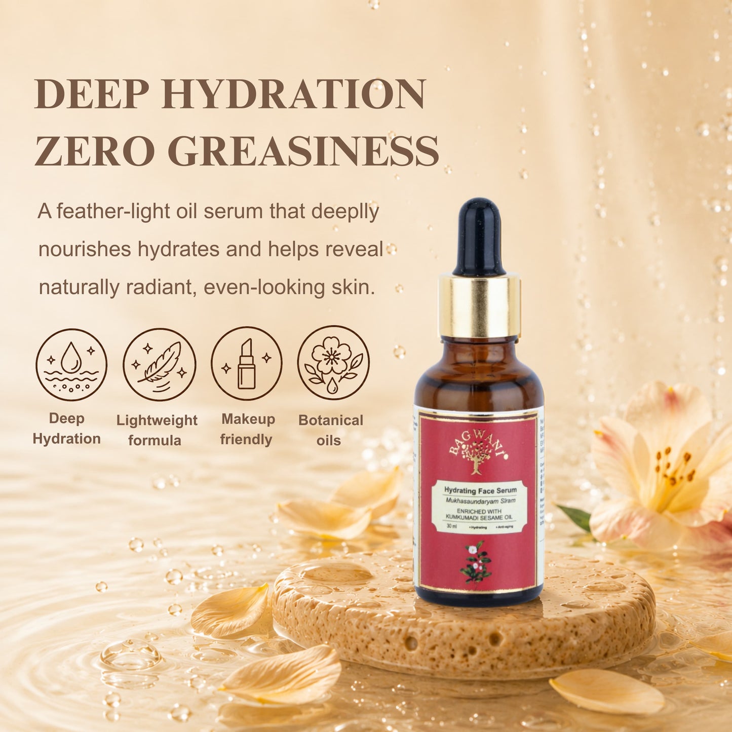 MukhaSaundaryam™ Hydrating Face Serum - 30ml