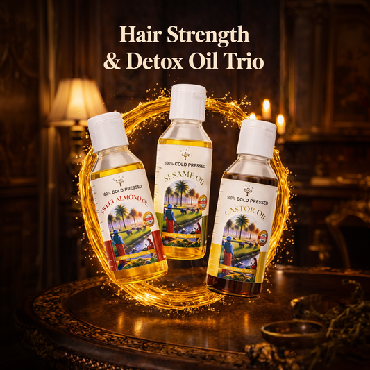 Hair Strength & Detox Oil Trio