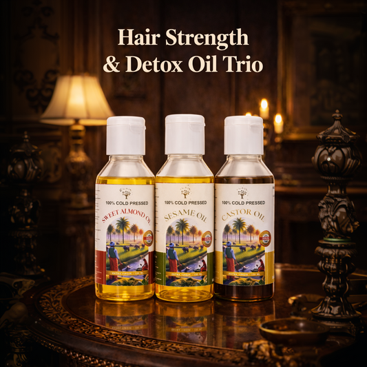 Hair Strength & Detox Oil Trio