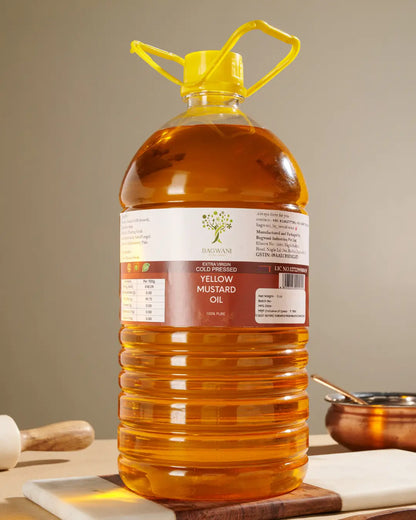 Cold Pressed Yellow Mustard Oil 5L