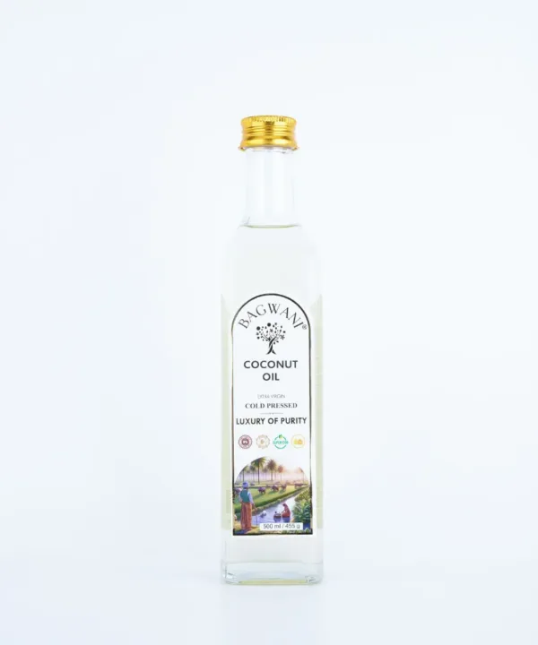 coconut oil 500ml glass bottle