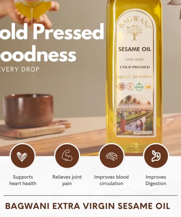 cold pressed sesame oil for cooking