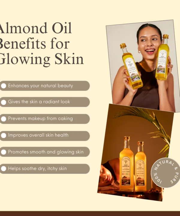 almond oil for glowing skin
