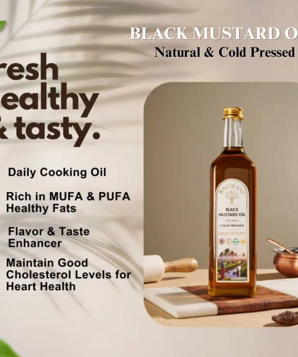 extra virgin black mustard oil for cooking