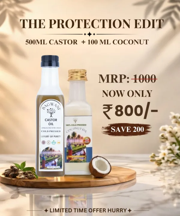 The Protection Edit (500ml Castor Oil + 100ml Coconut Oil)